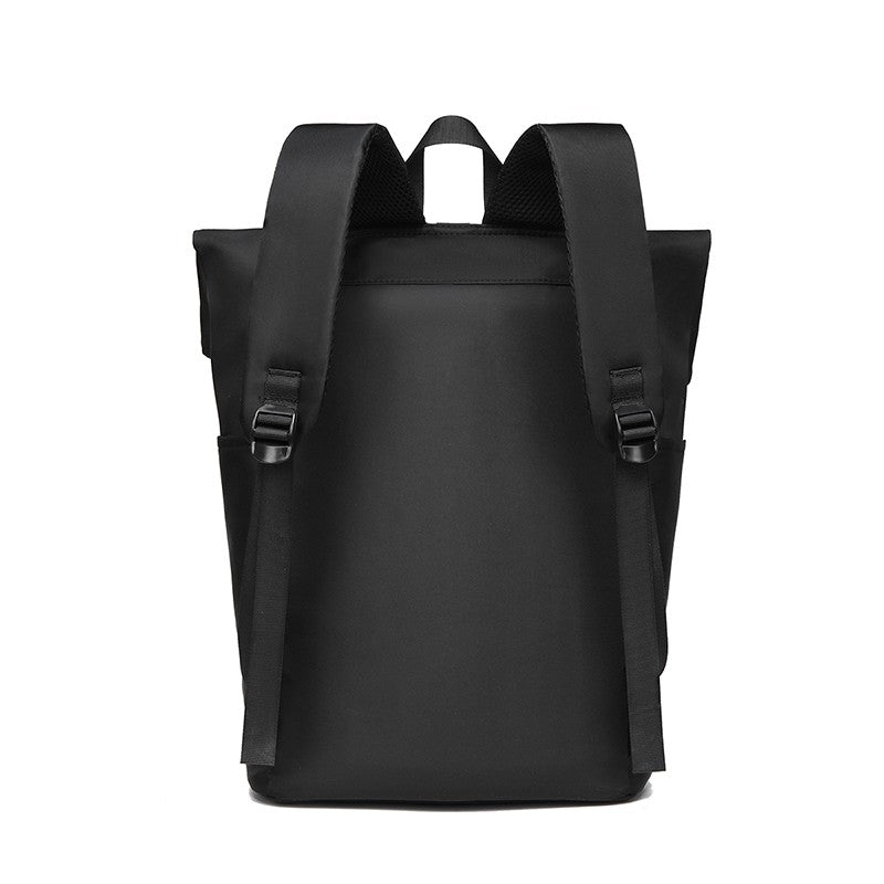 Roll-top Backpack Black