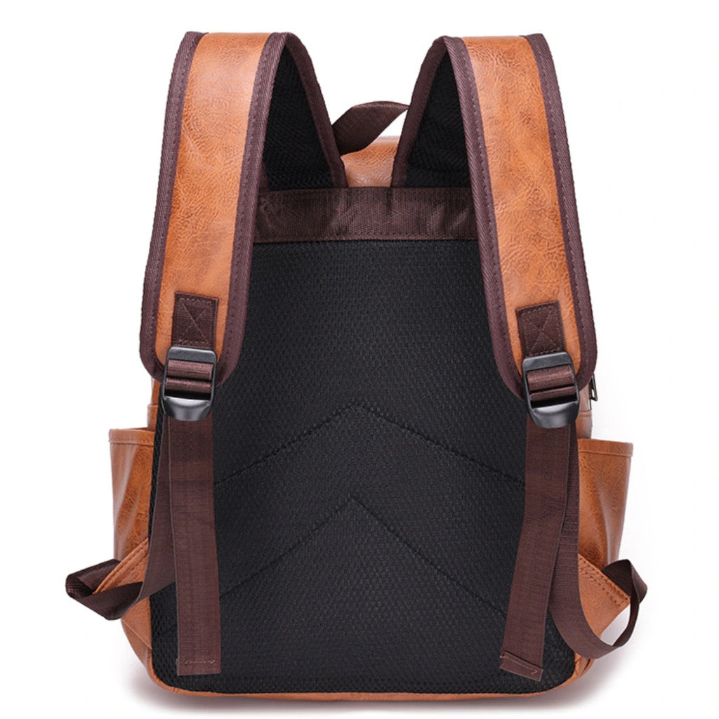 Bergen Style – plecak skórzany na laptopa 15.6", damski i męski, mieszczący format A4