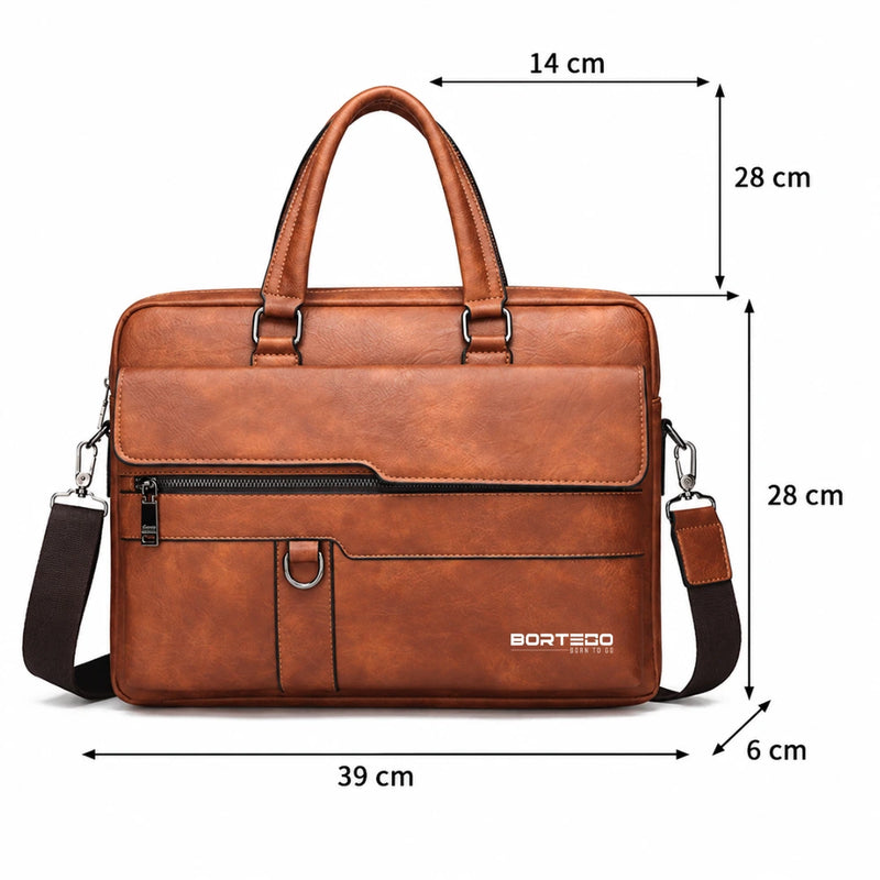 Business backpack in everyday use