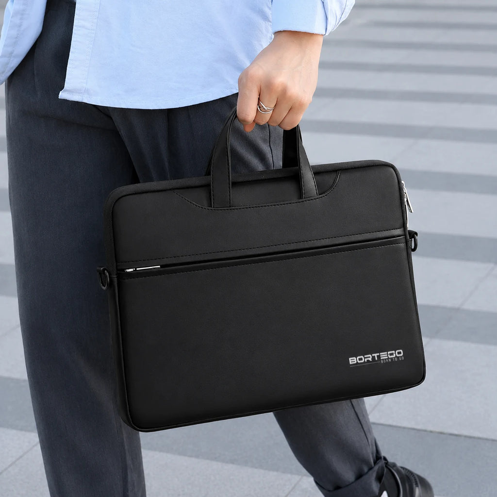 Bremen Light Black – Lightweight Laptop Briefcase 15.6″