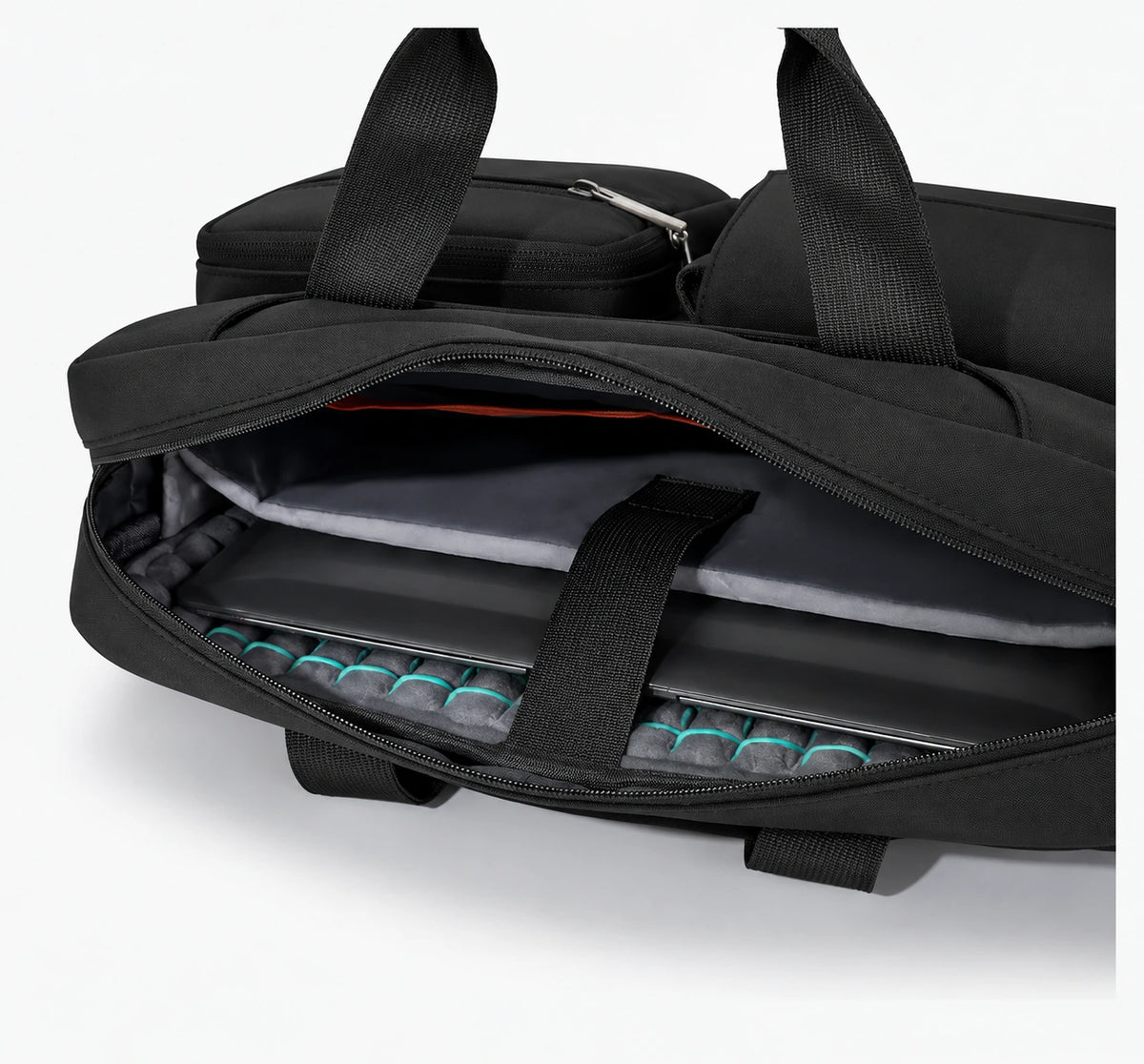 Granada Pro Black – Organised Laptop Briefcase 16.5″