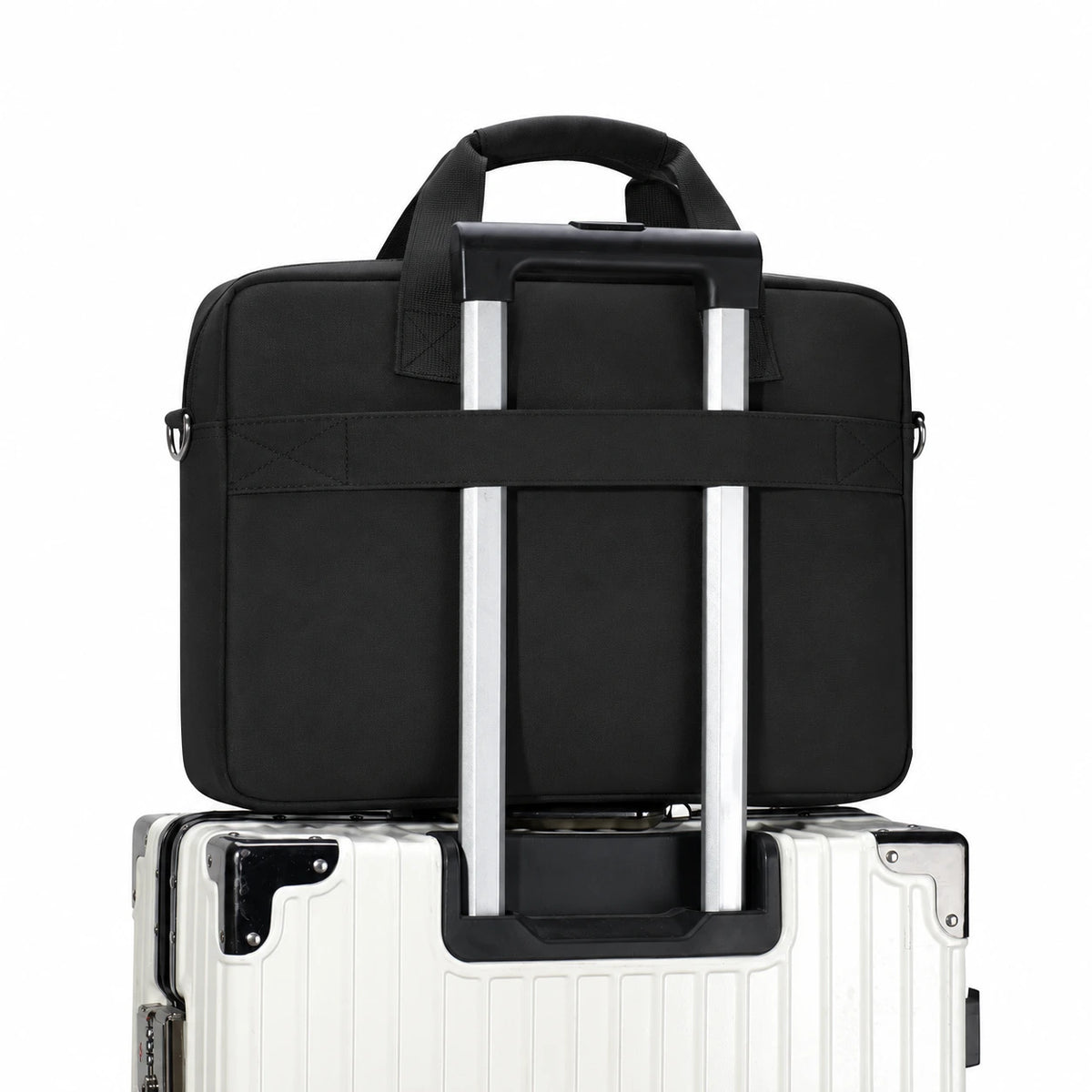 Granada Pro Black – Organised Laptop Briefcase 16.5″