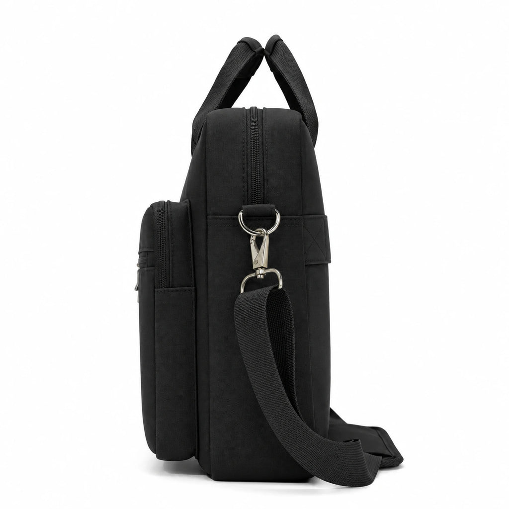 Granada Pro Black – Organised Laptop Briefcase 16.5″