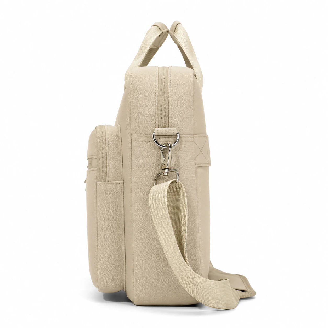 Granada Pro Beige – Organised Laptop Briefcase