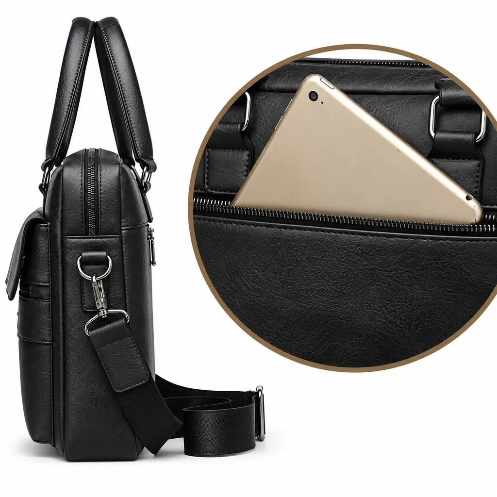 Bergen Style Czarna – Torba na laptopa 15,6″