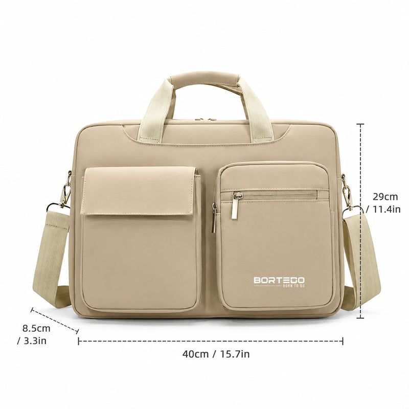 Business backpack in everyday use