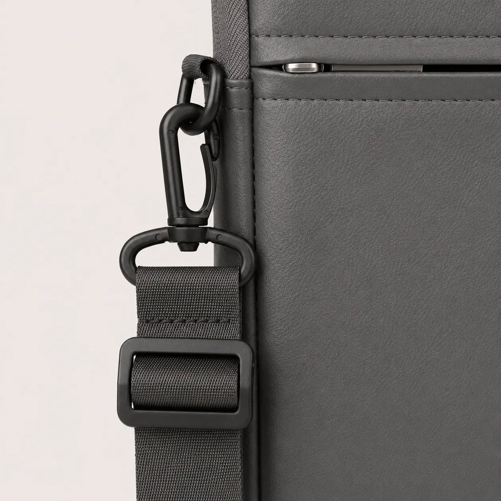 Bremen Light Grey – Lightweight Laptop Briefcase 15.6″