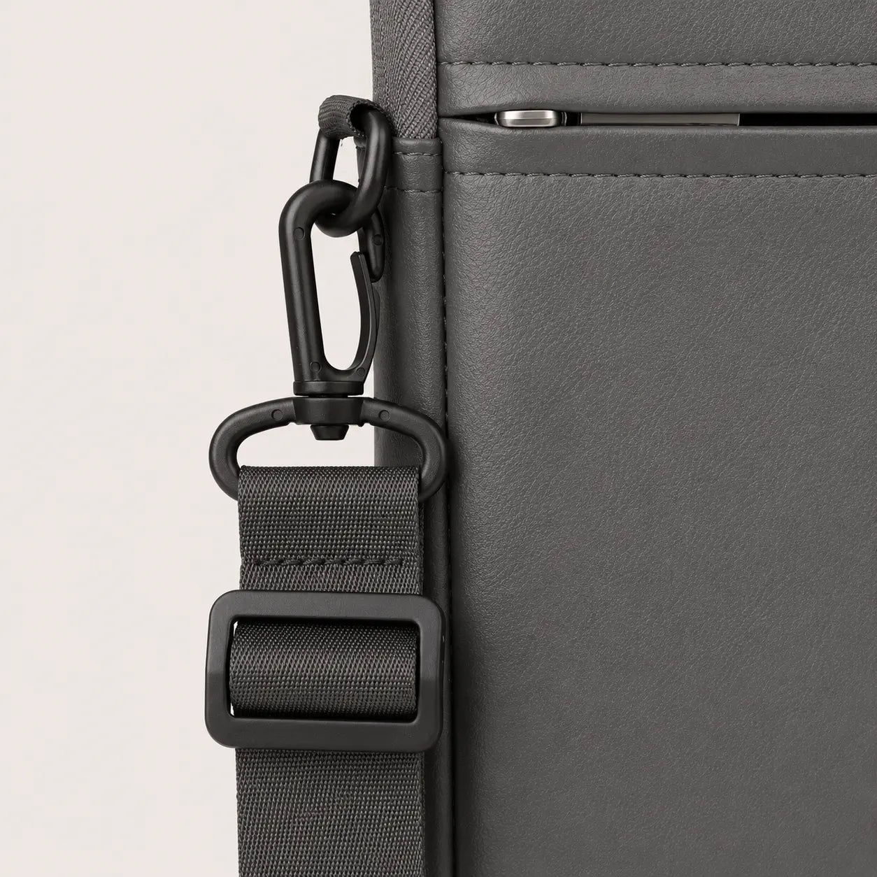 Bremen Light Grey – Lightweight Laptop Briefcase 15.6″