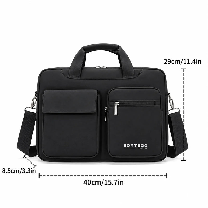 Business backpack in everyday use