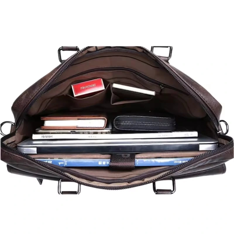 Bergen Style Dark Brown – Laptop Briefcase 15.6″