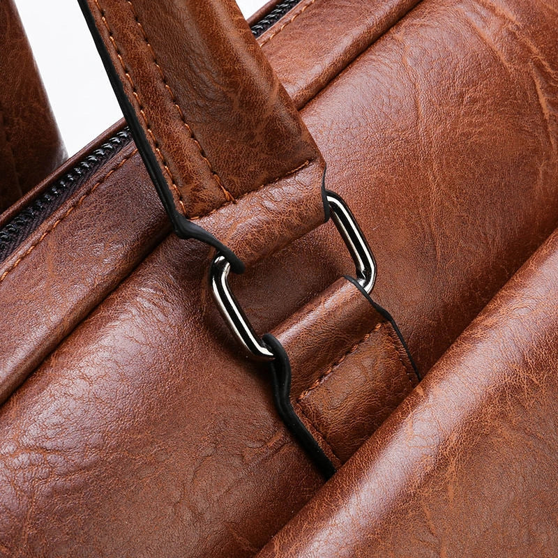 Bergen Style Brązowa – Torba na laptopa 15,6″