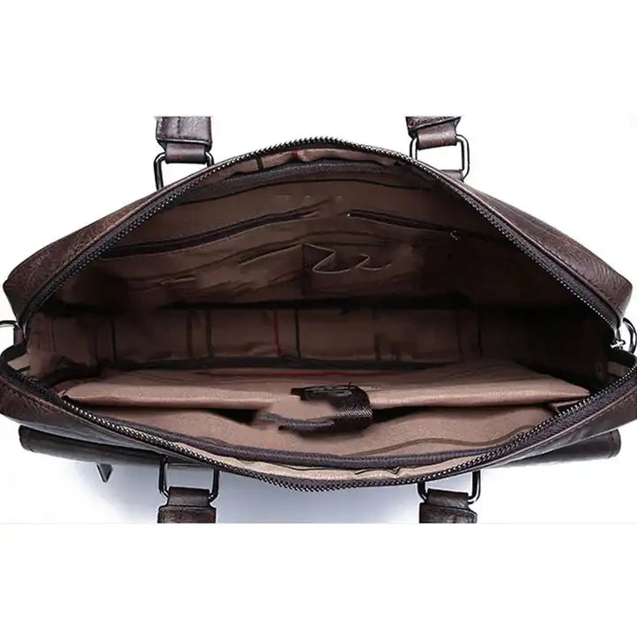 Bergen Style Brązowa – Torba na laptopa 15,6″
