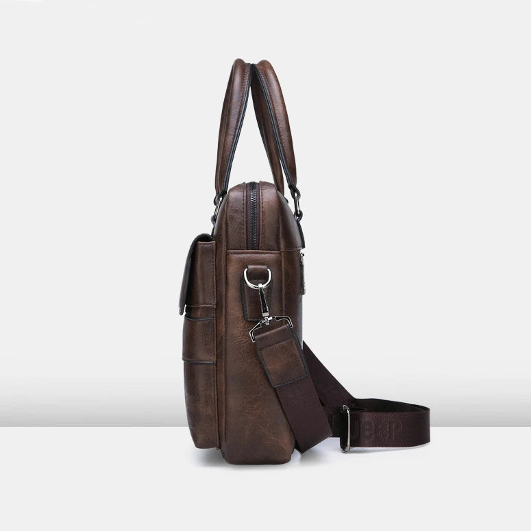 Bergen Style Dark Brown – Laptop Briefcase 15.6″