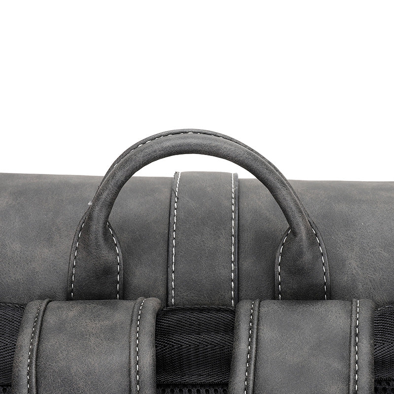 Vegan Leather Backpack Black