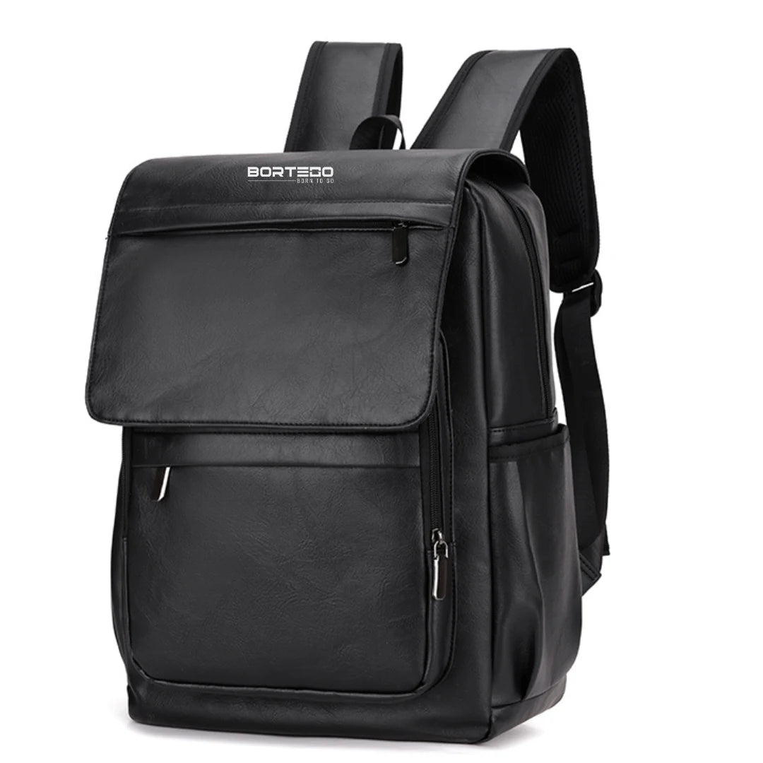 Malaga Pro – Elegant and spacious leather backpack for work and 15.6” laptop