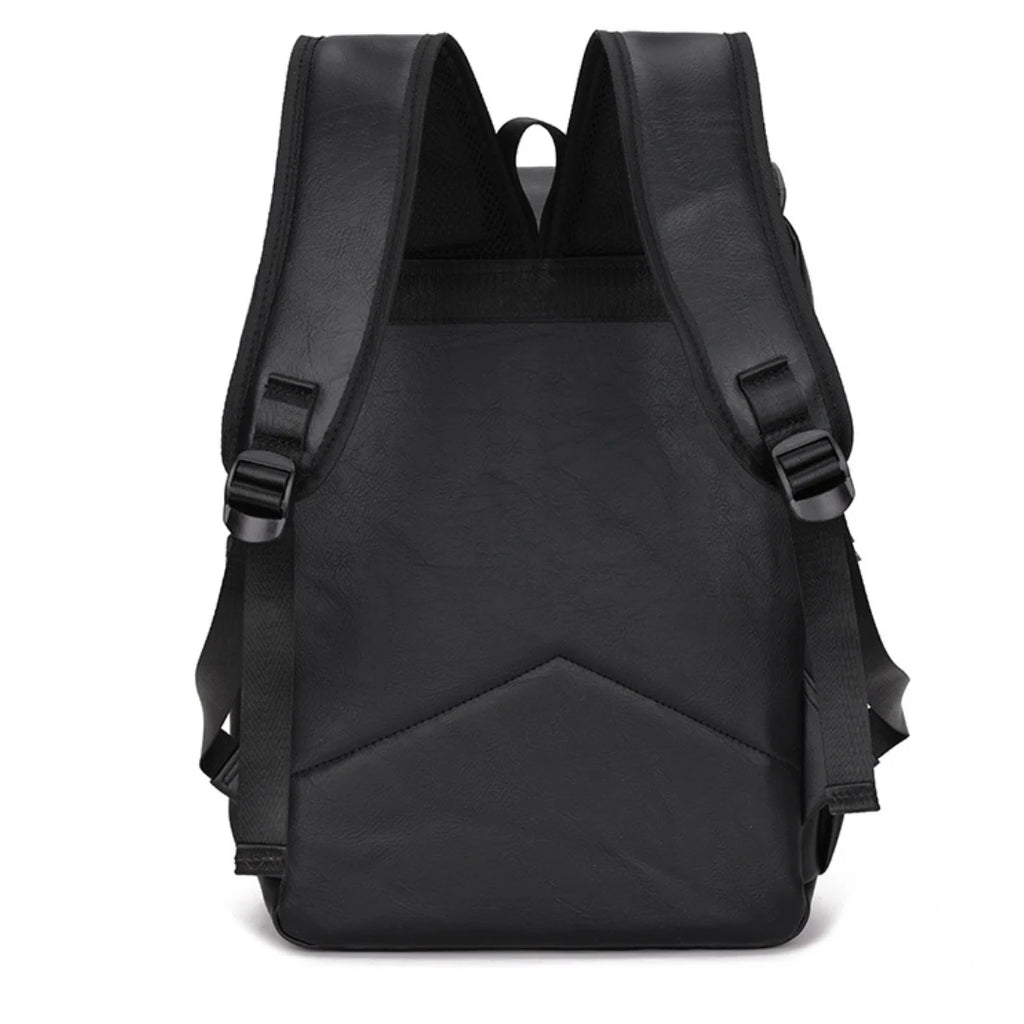 Malaga Pro – Elegant and spacious leather backpack for work and 15.6” laptop