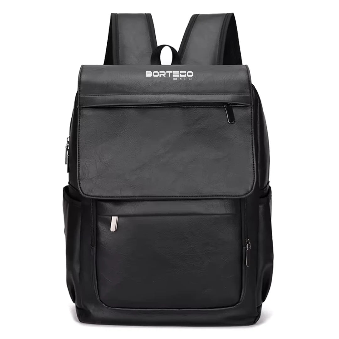 Malaga Pro – Elegant and spacious leather backpack for work and 15.6” laptop