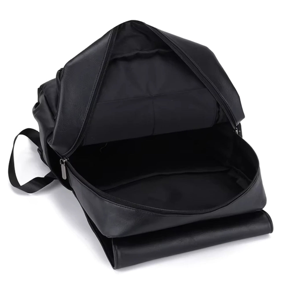 Malaga Pro – Elegant and spacious leather backpack for work and 15.6” laptop