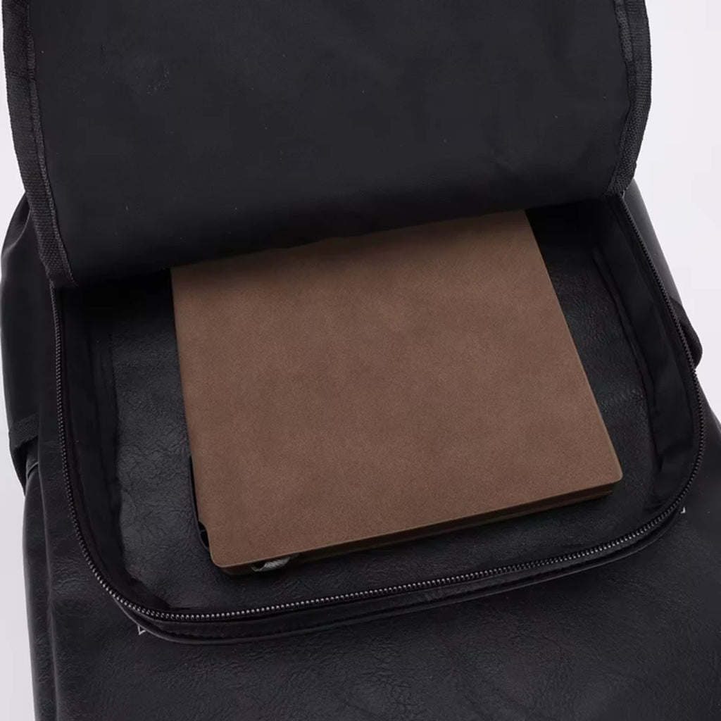 Malaga Pro – Elegant and spacious leather backpack for work and 15.6” laptop