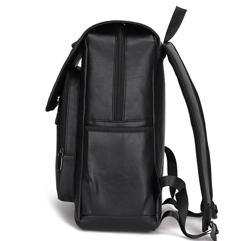 Malaga Pro – Elegant and spacious leather backpack for work and 15.6” laptop