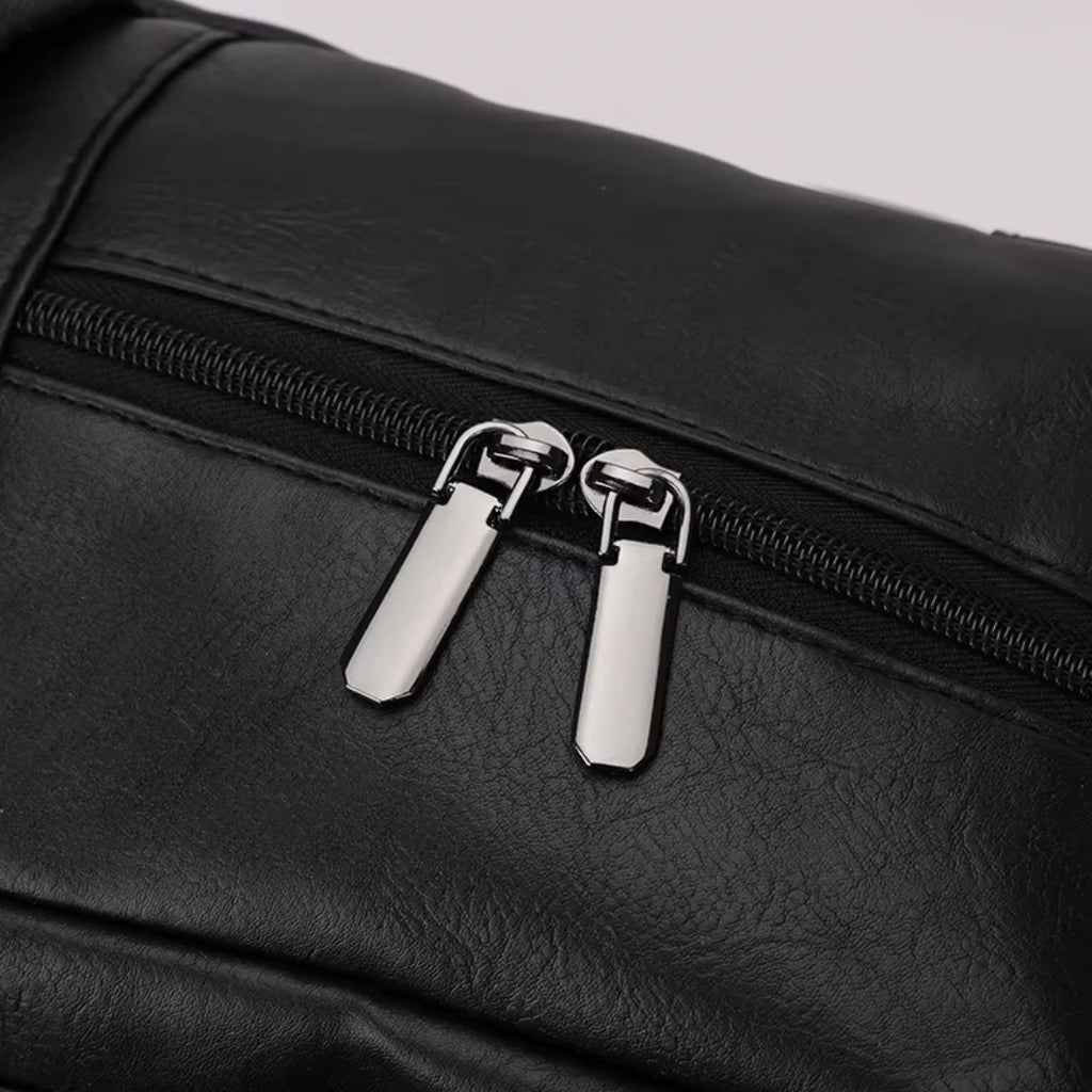 Malaga Pro – Elegant and spacious leather backpack for work and 15.6” laptop