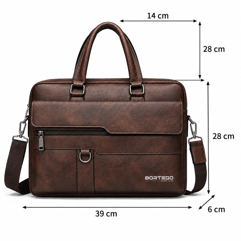 Business backpack in everyday use