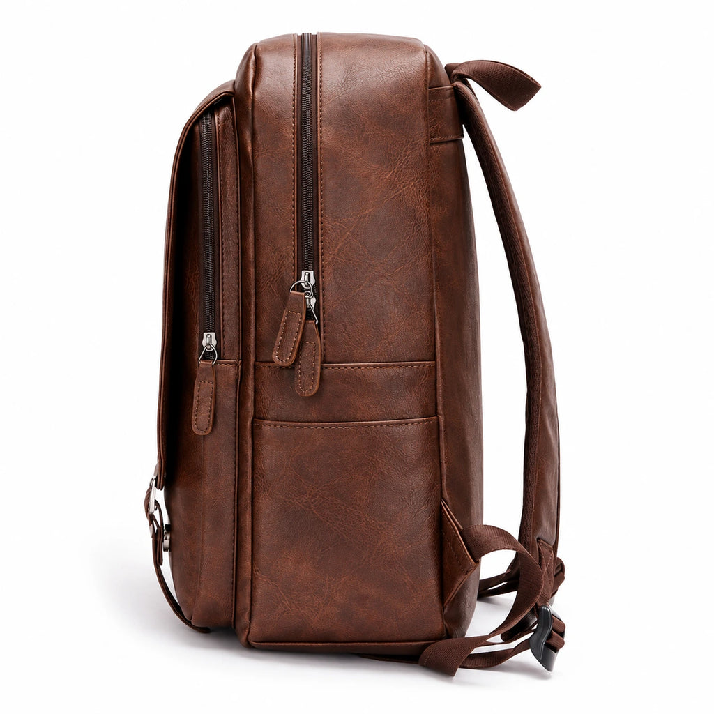 Copenhagen Classic – Vegan Leather Laptop Backpack 15.6″