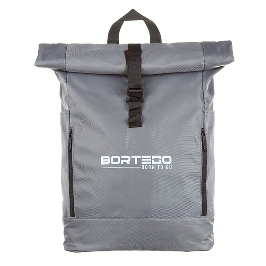 roll top backpack gray waterproof