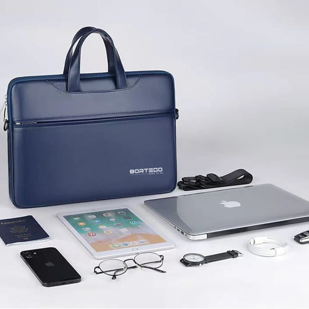 Bremen Light Navy – Lightweight Laptop Briefcase 15.6″