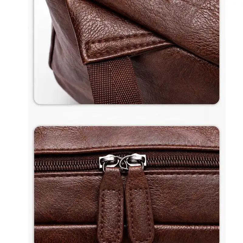 Copenhagen Classic – Vegan Leather Laptop Backpack 15.6″