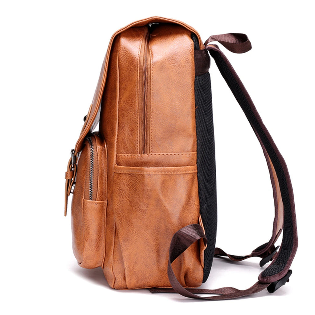 Bergen Style – plecak skórzany na laptopa 15.6", damski i męski, mieszczący format A4