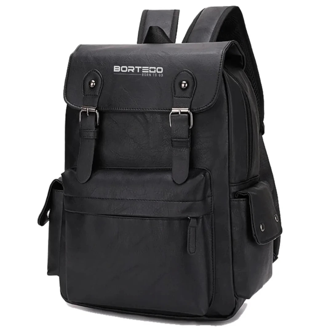 Lyon Classic – elegant leather backpack for work and 15.6” laptop