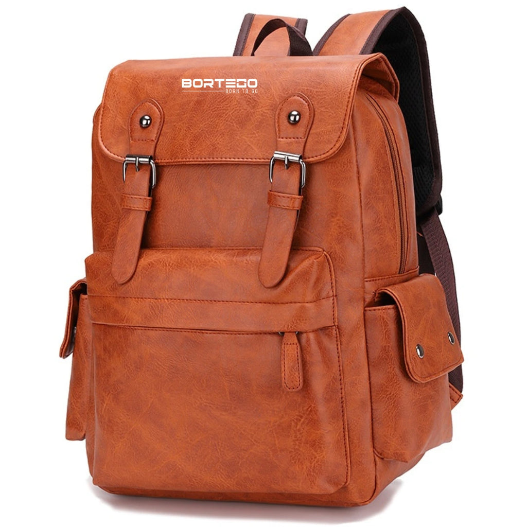 Lille Modern – elegant leather backpack for work and 15.6” laptop