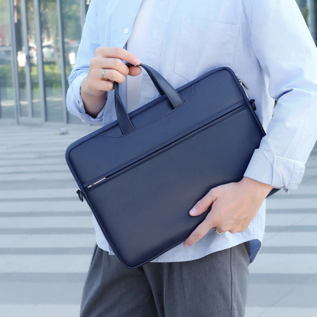 Bremen Light Navy – Lightweight Laptop Briefcase 15.6″
