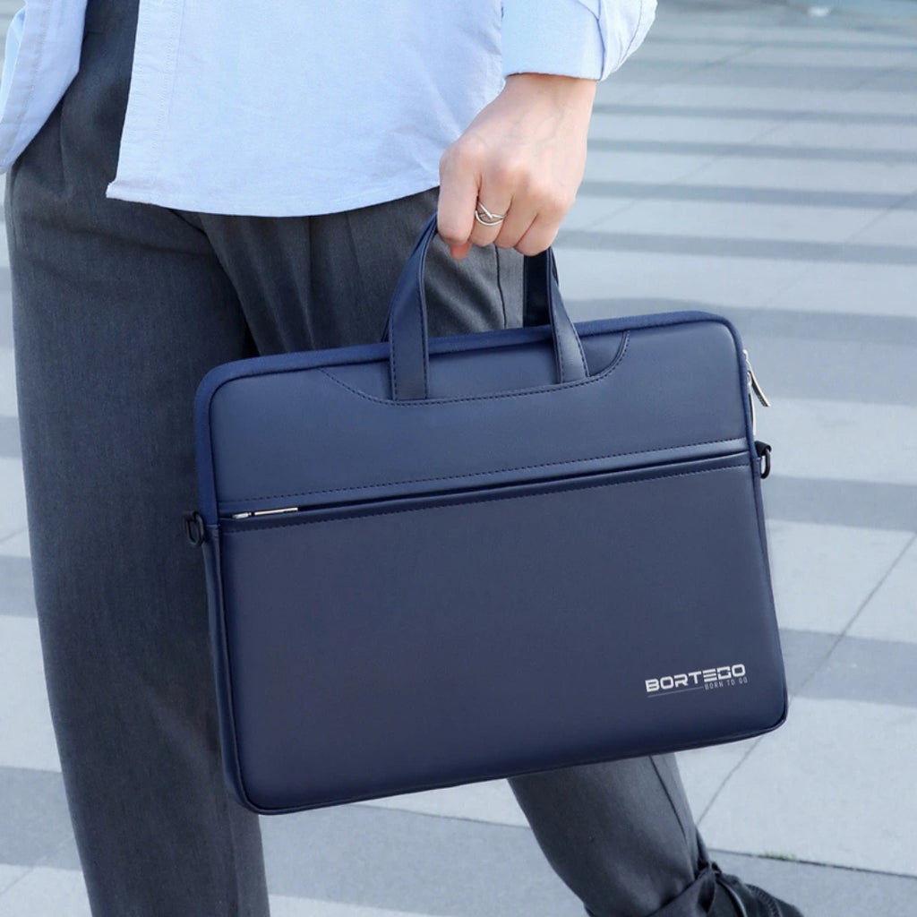 Bremen Light Navy – Lightweight Laptop Briefcase 15.6″