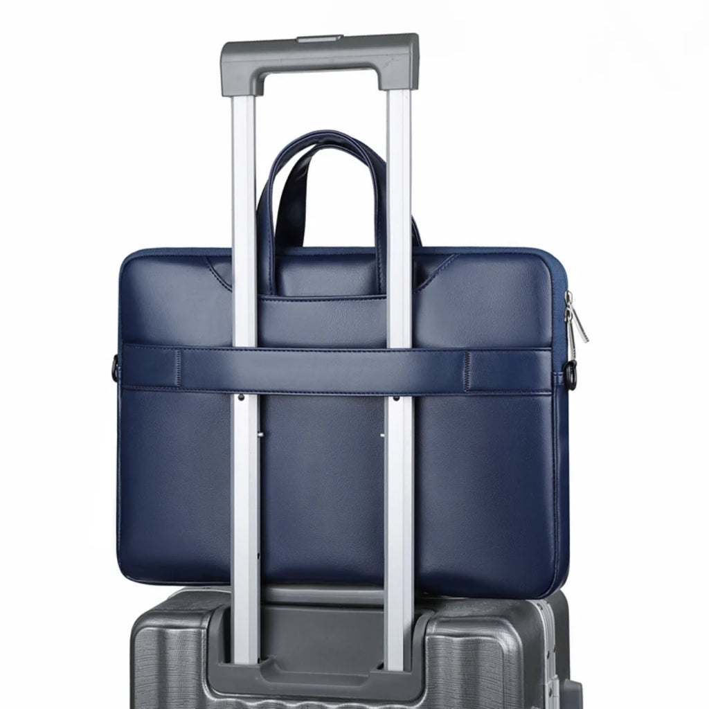 Bremen Light Navy – Lightweight Laptop Briefcase 15.6″