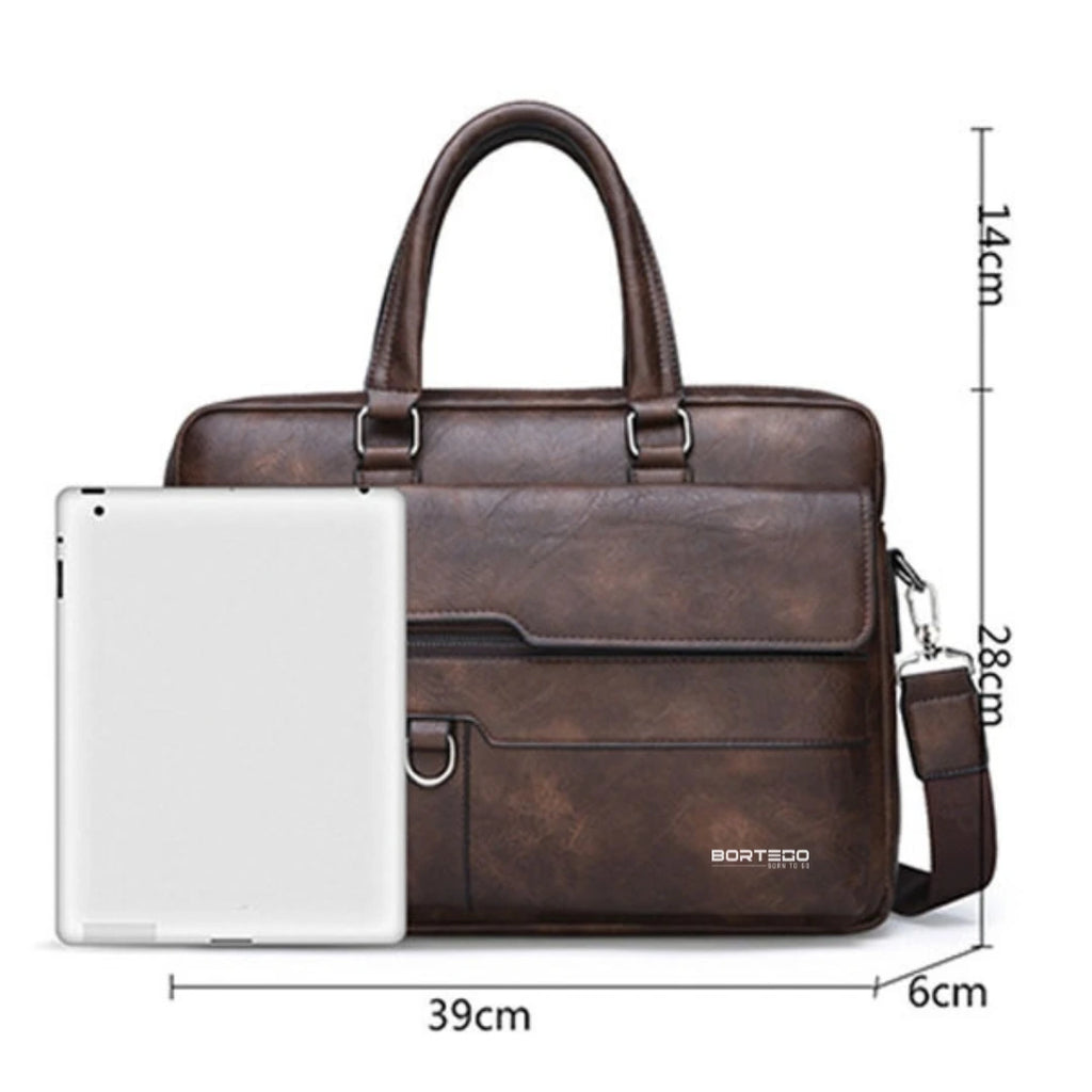 Bergen Style Dark Brown – Laptop Briefcase 15.6″