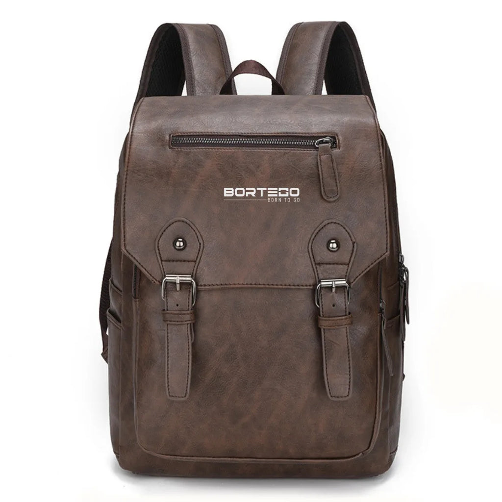 Vienna Core – Water-Resistant Eco-Leather Urban Backpack with 16” Laptop Compartment