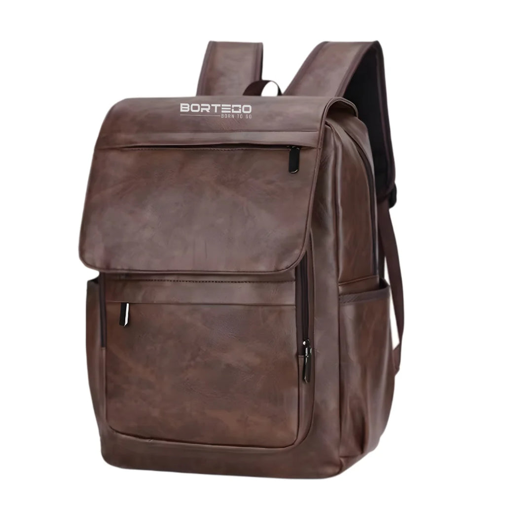 Valencia Pulse – Elegant Leather Backpack for Work and Laptop 15.6"