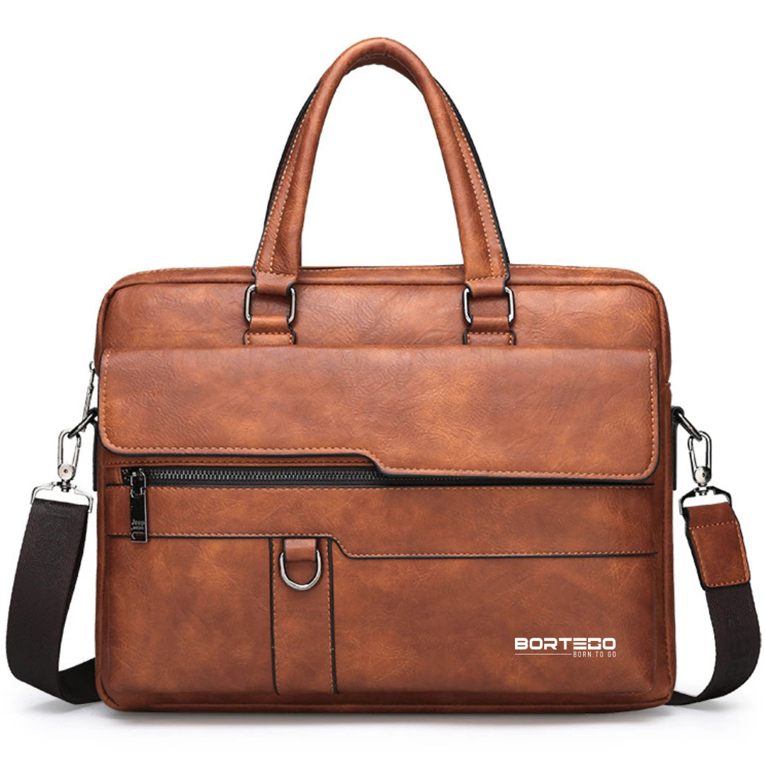 Bergen Style Brązowa – Torba na laptopa 15,6″