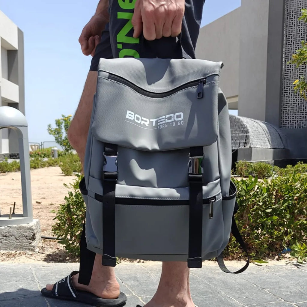 City Silver Backpack