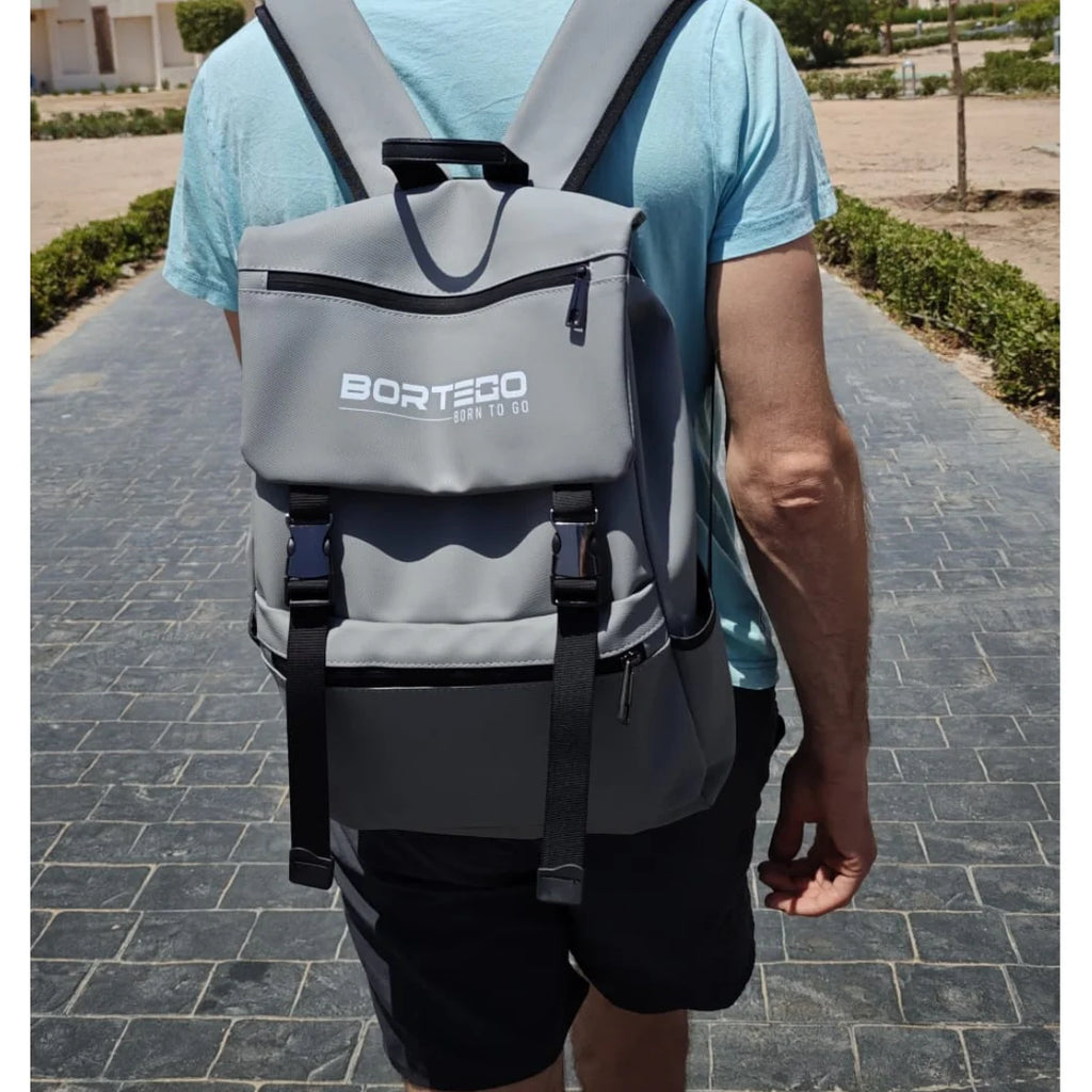 City Silver Backpack