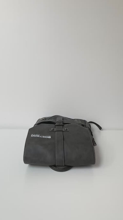 Vegan Leather Backpack Black