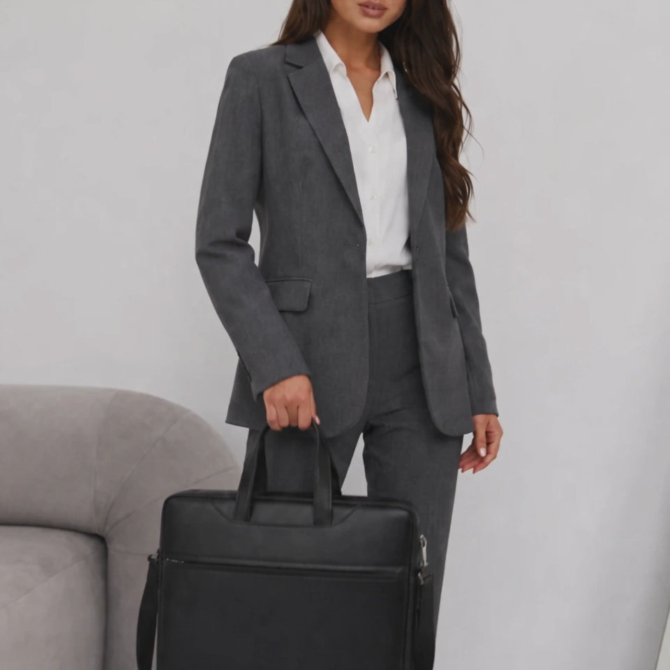 Bremen Light Black – Lightweight Laptop Briefcase 15.6″